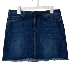 Just Black denim mini skirt Large